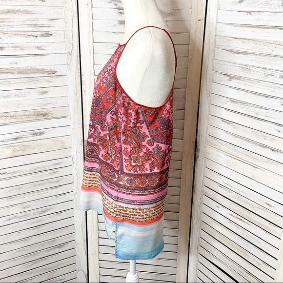 CLOVER CANYON | Patterned Flowy Tank Top XS - Picture 5 of 11